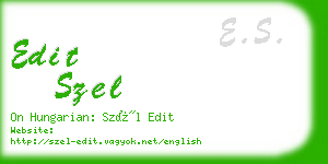 edit szel business card